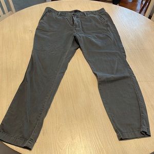 J.Crew Grey Cotton Ankle Chino